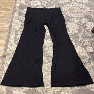 Athleta Black Salutation Flare Pants